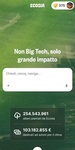 Ecosia e Vivaldi garantiscono server green e privacy